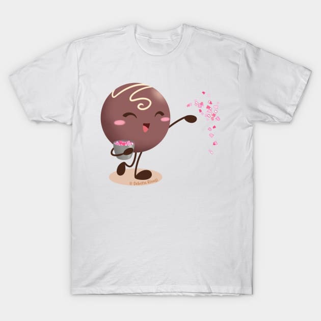 Lovely chocolates - Confetti T-Shirt by SilveryDreams